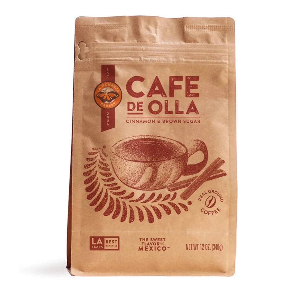 Café de Olla Ground Coffee - Organic Mexican Cinnamon Dark Roast