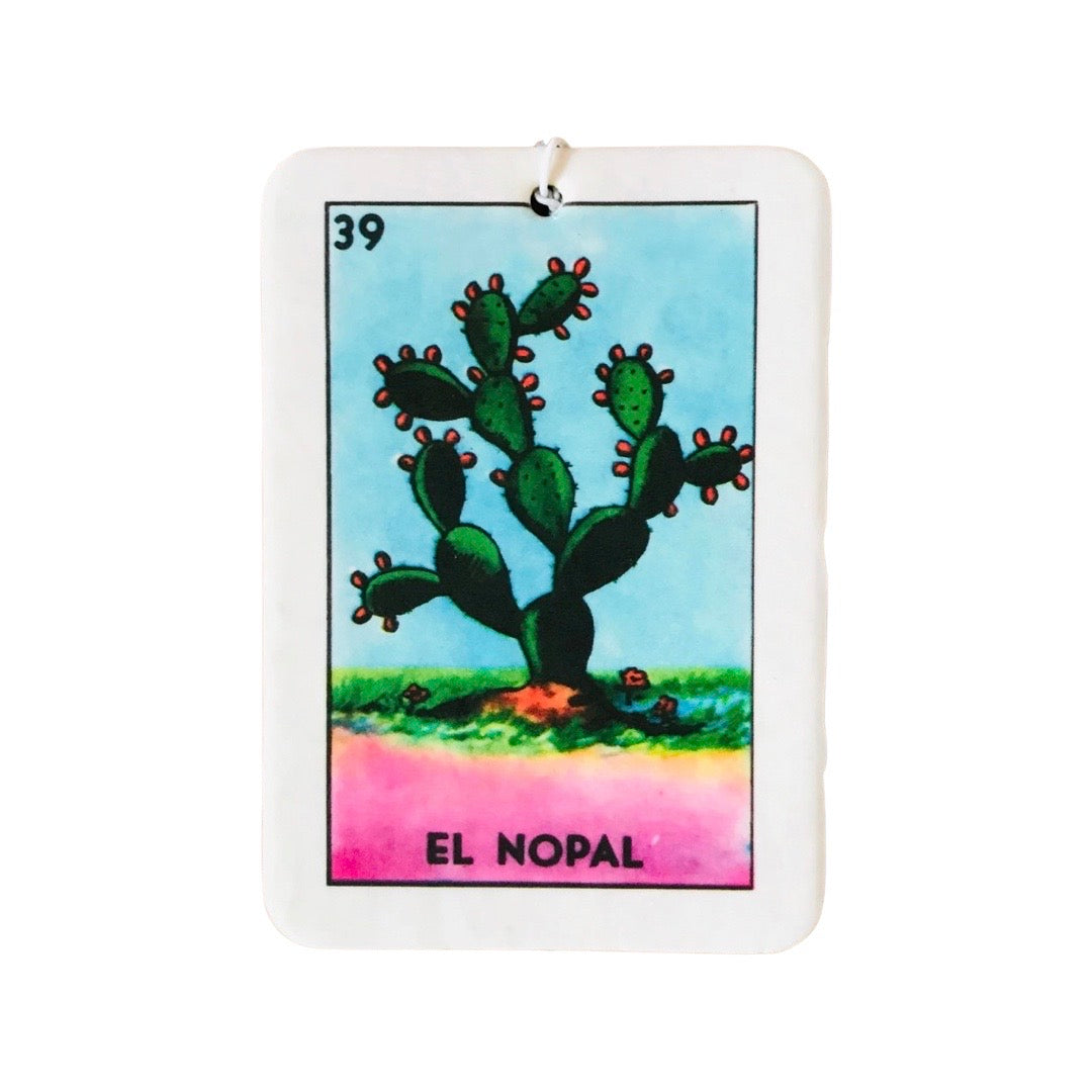 Lotería Air Freshener (pine scented) - El Nopal