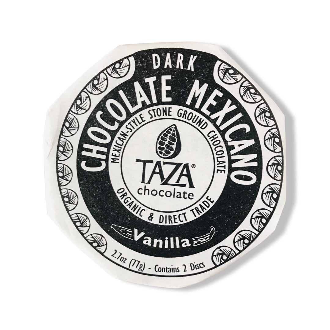 Taza Chocolate Mexicano Vanilla Disc | Organic Dark Chocolate