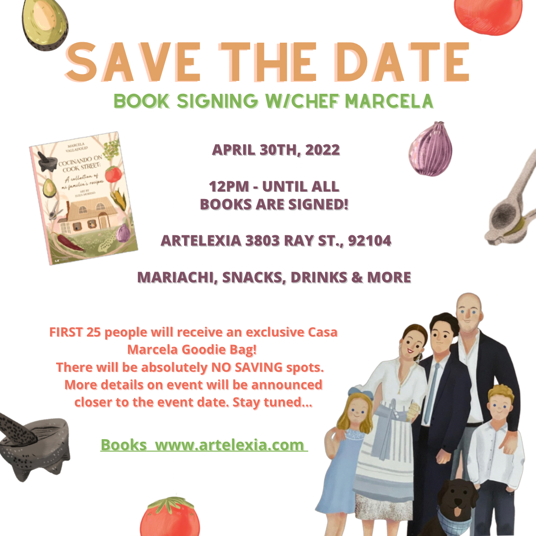 Book Signing w/Chef Marcela FAQs