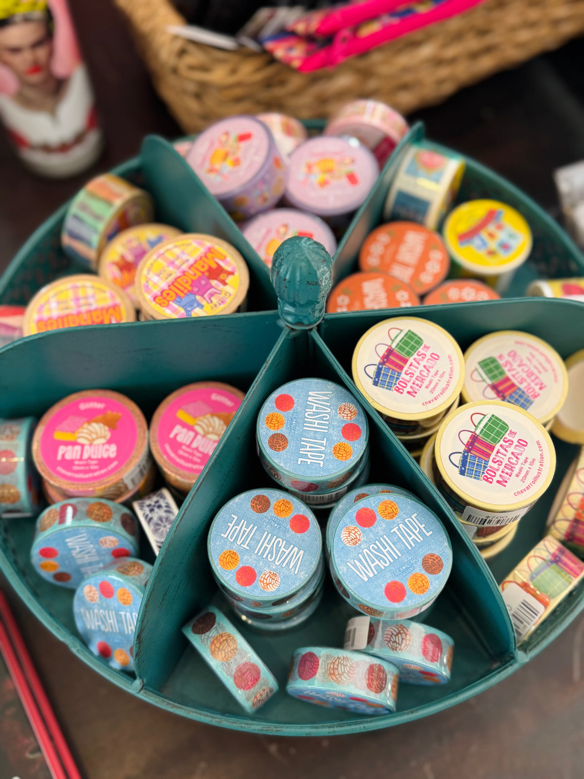 Mexican inspired washi tape products at Artelexia