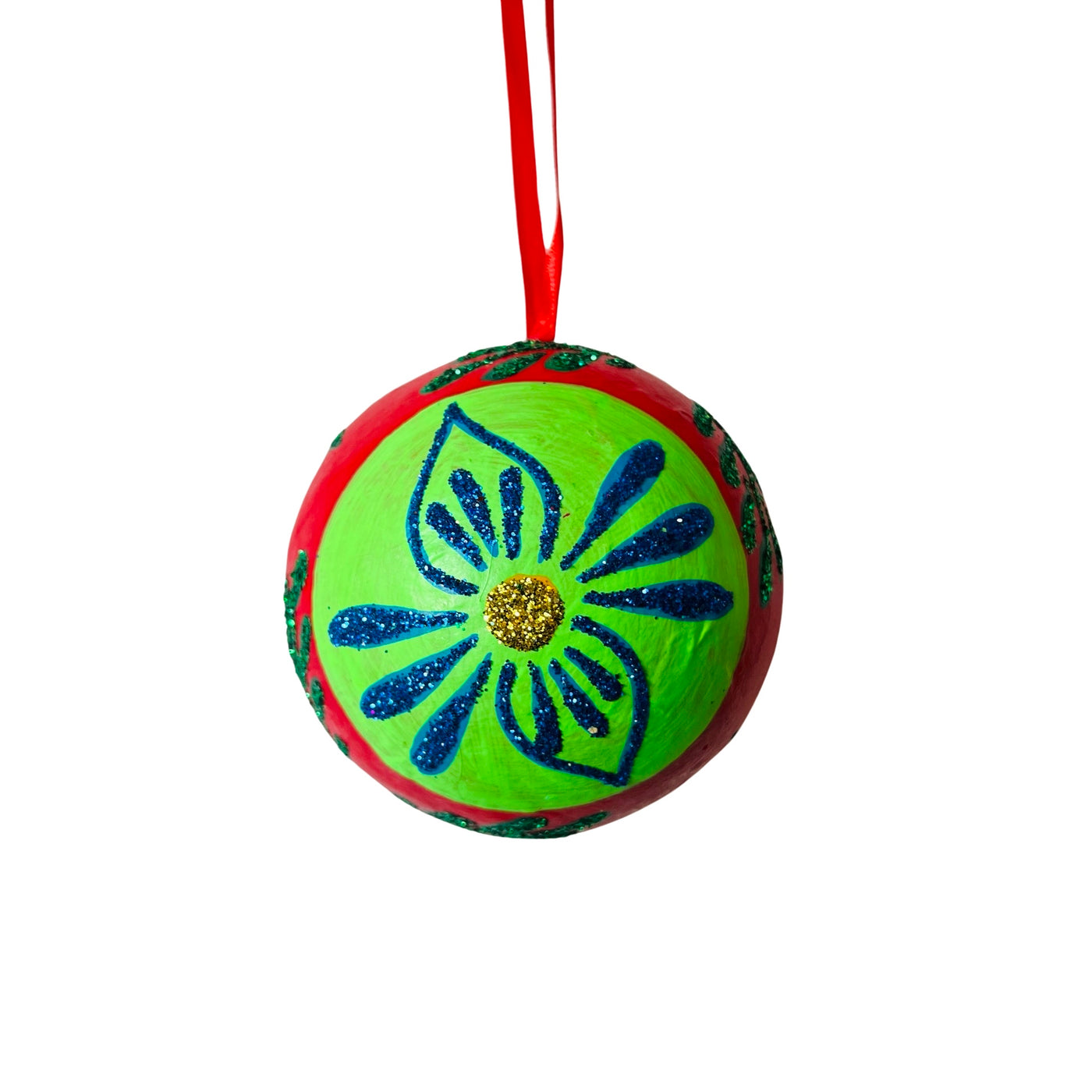 Paper Mache Sphere Ornament
