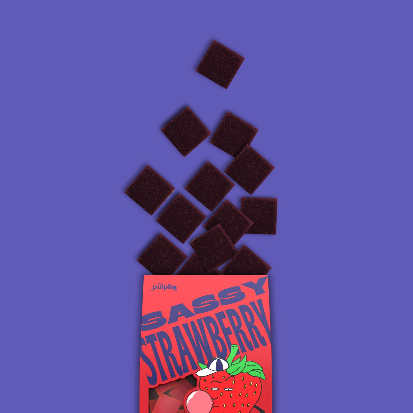 Sassy Strawberry Natural Fruit Bites – Vegan, No Preservatives
