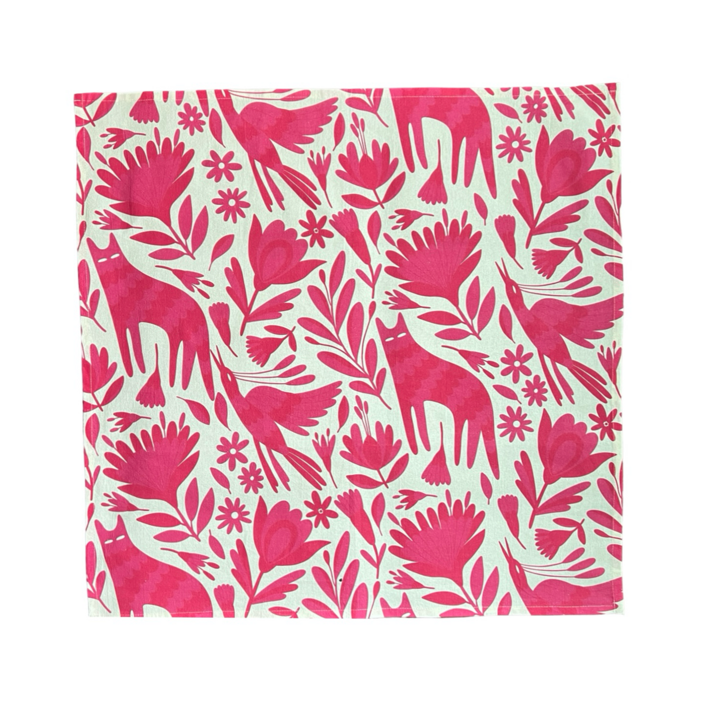 pink otomi designed kitchen towel 