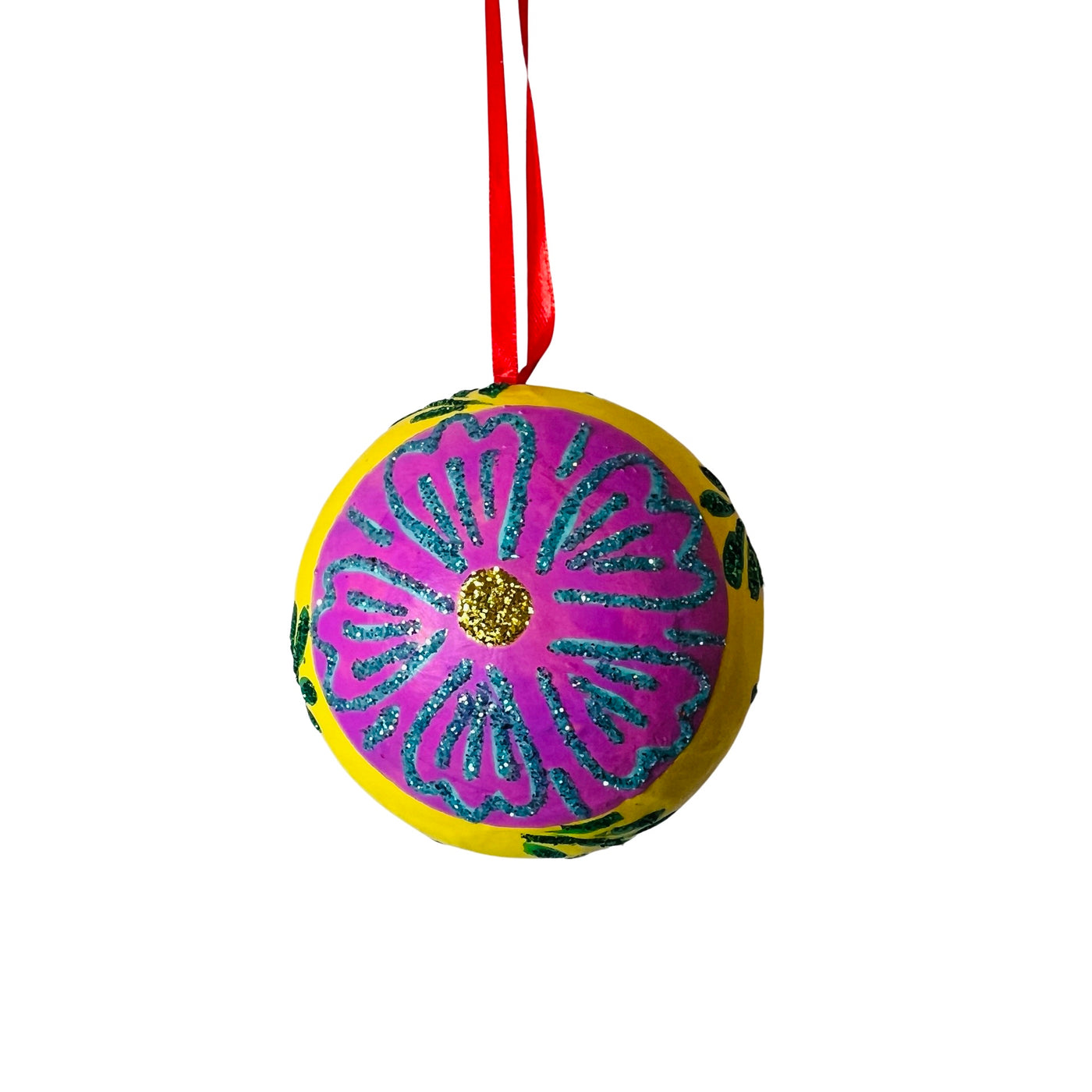 Paper Mache Sphere Ornament