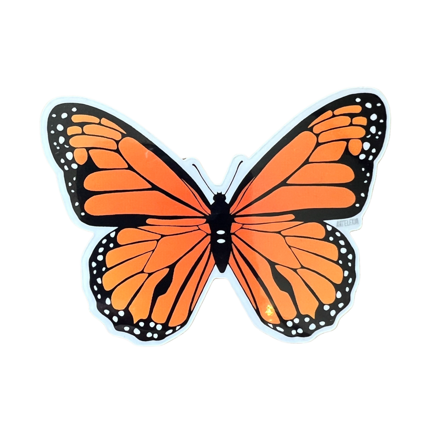Monarch butterfly sticker