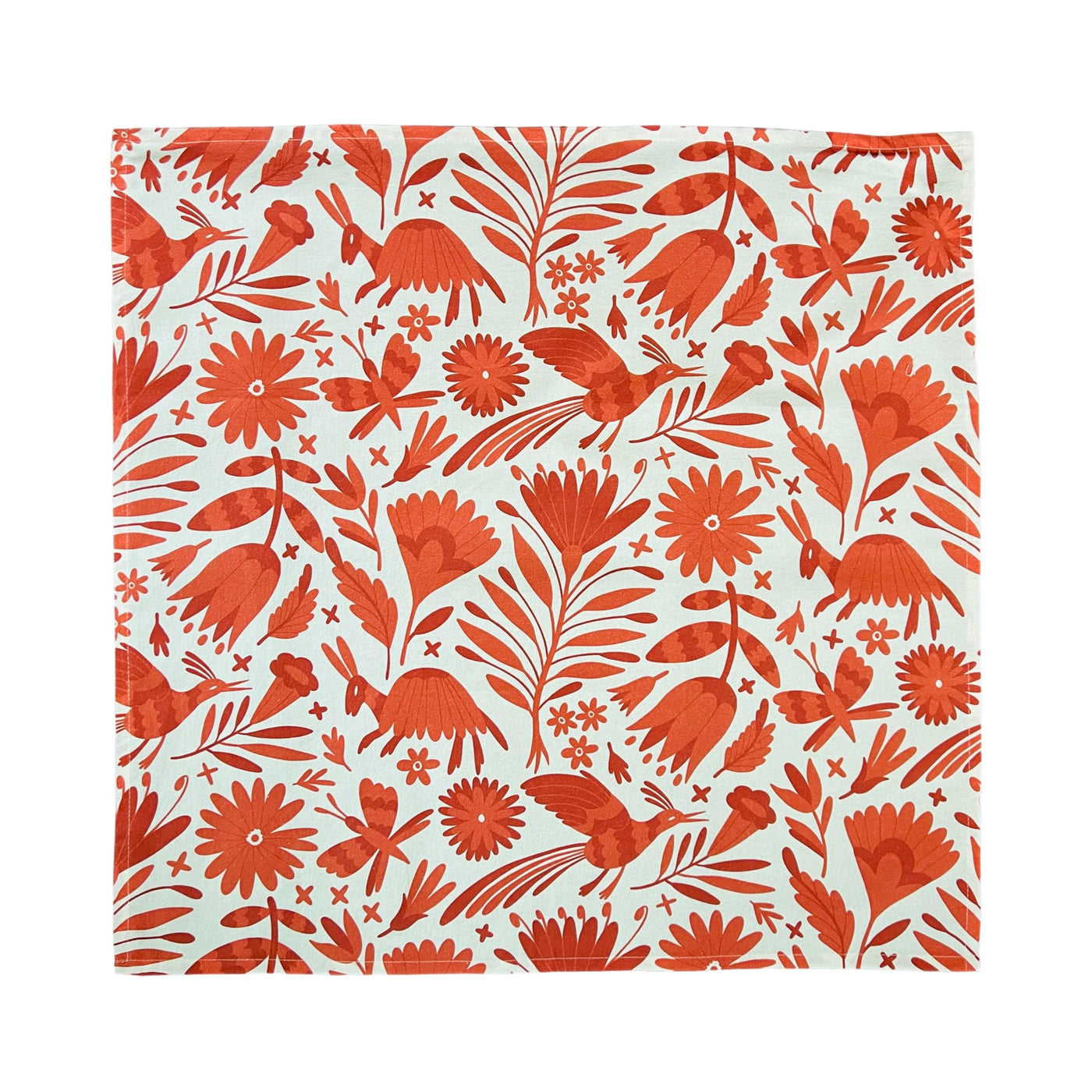 terracotta otomi designed kitchen towel 