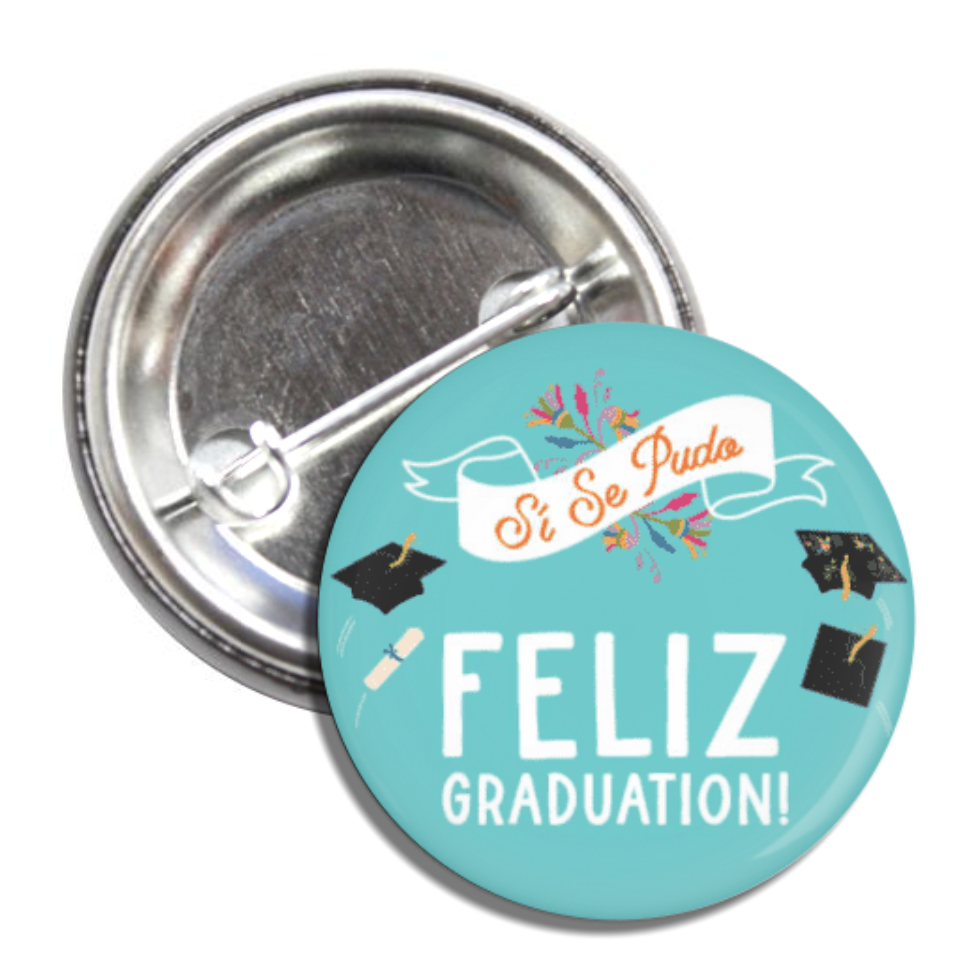 Artelexia Pin-back Buttons - Feliz Graduation