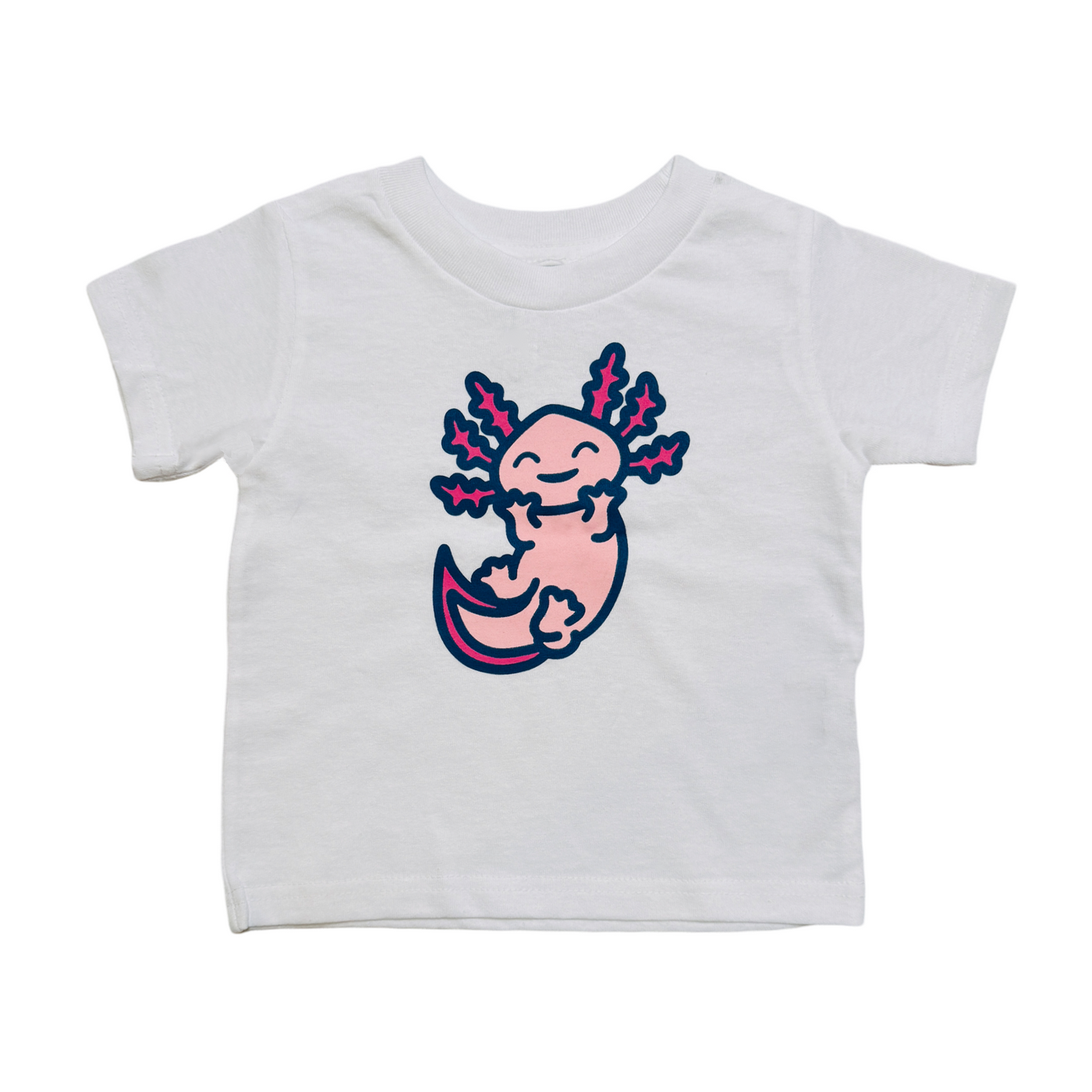 Axolotl White Toddler Shirt - Artelexia Collection