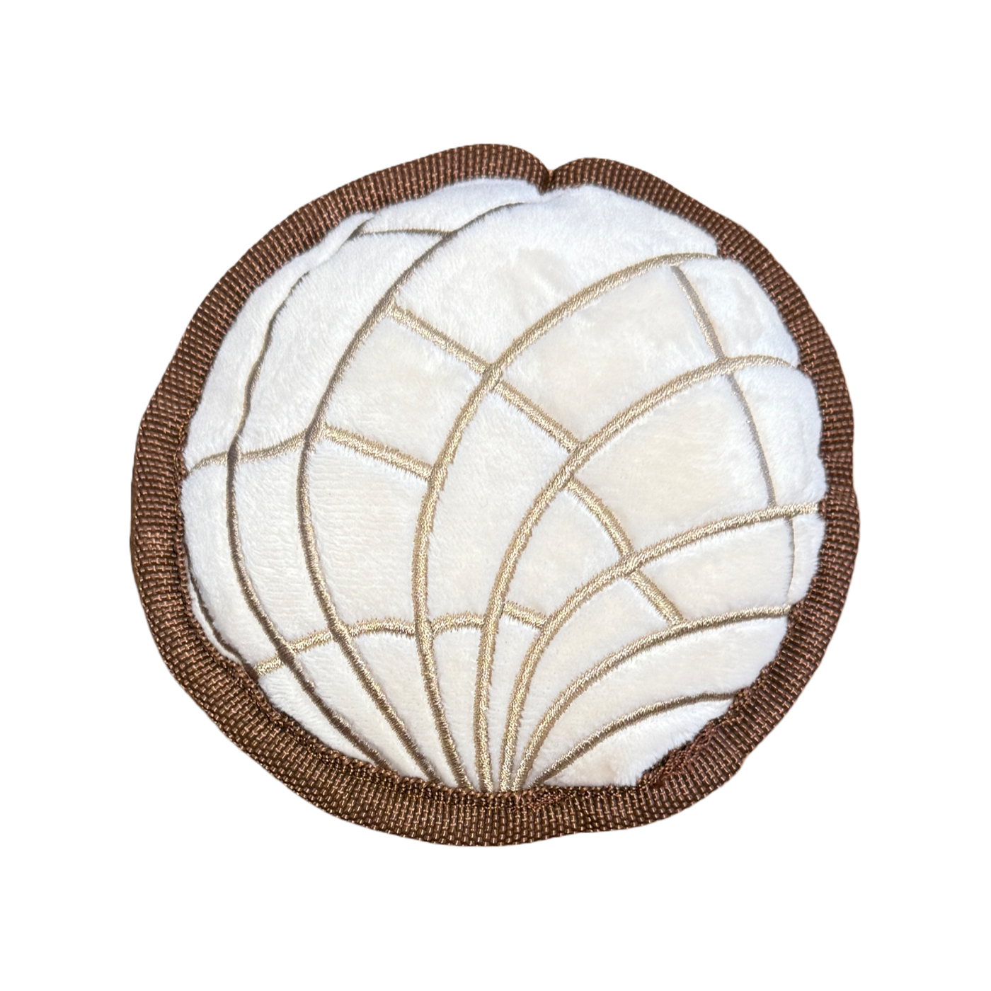 Concha Dog Toy -Cream