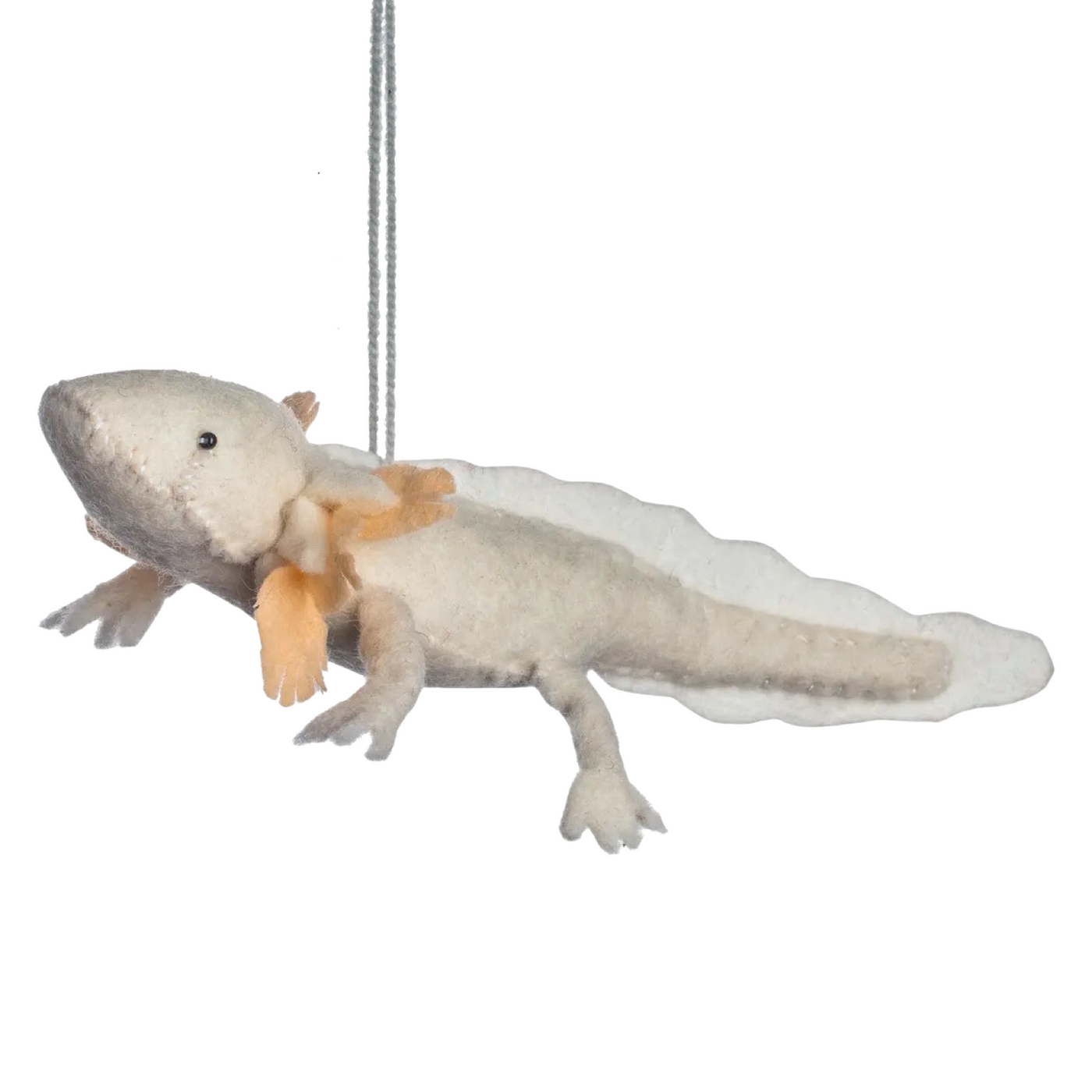 Axolotl Felt Ornament