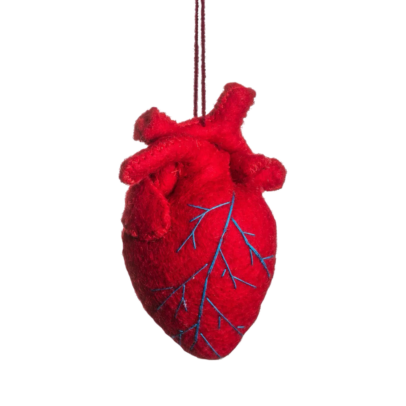 Red Heart Felt Ornament