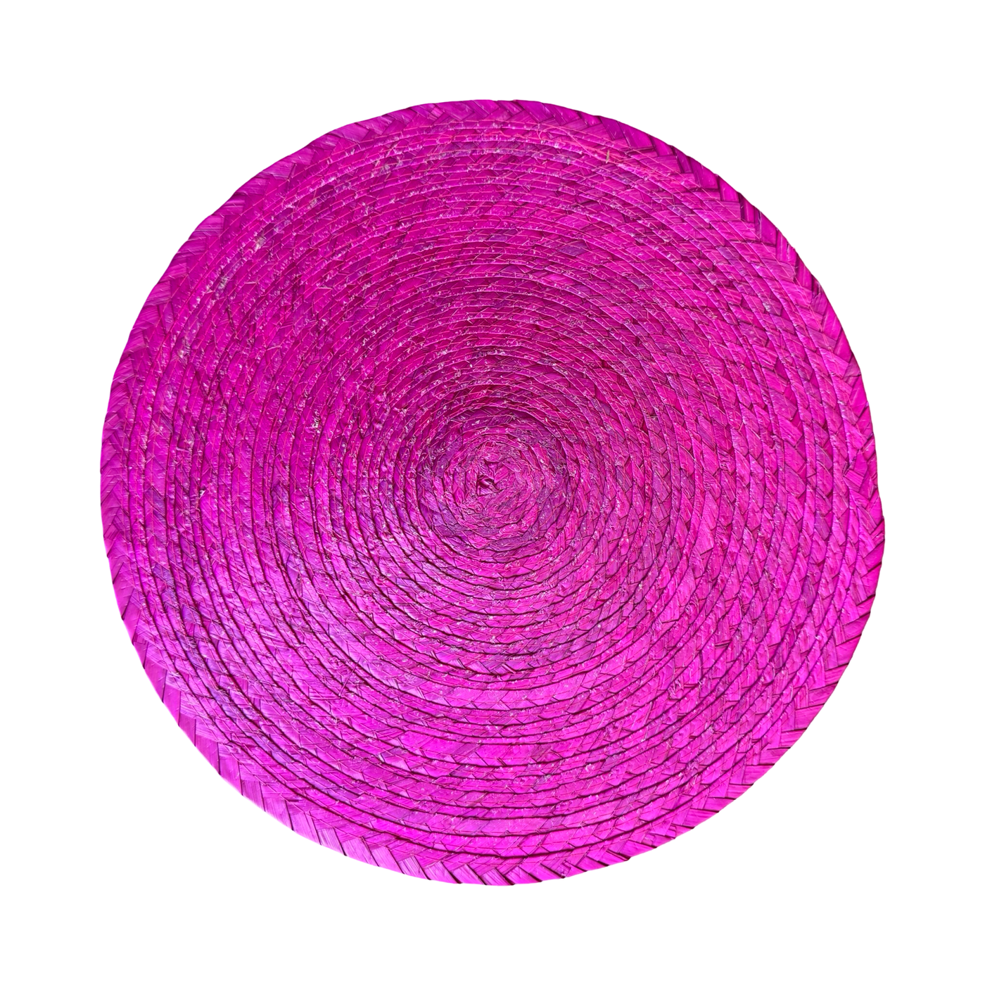 Round woven mat 