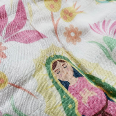 Our Lady of Guadalupe Muslin Deluxe Swaddle