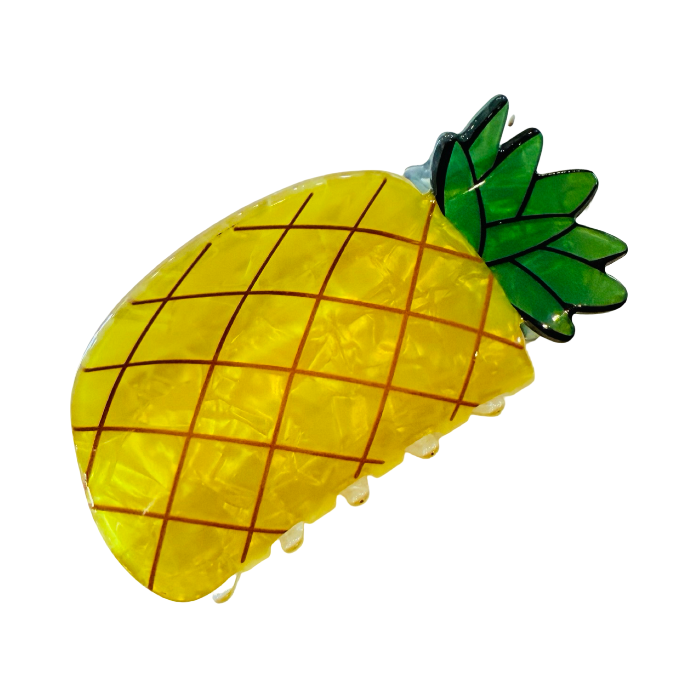 Photo of hair clip shaped like a pineapple