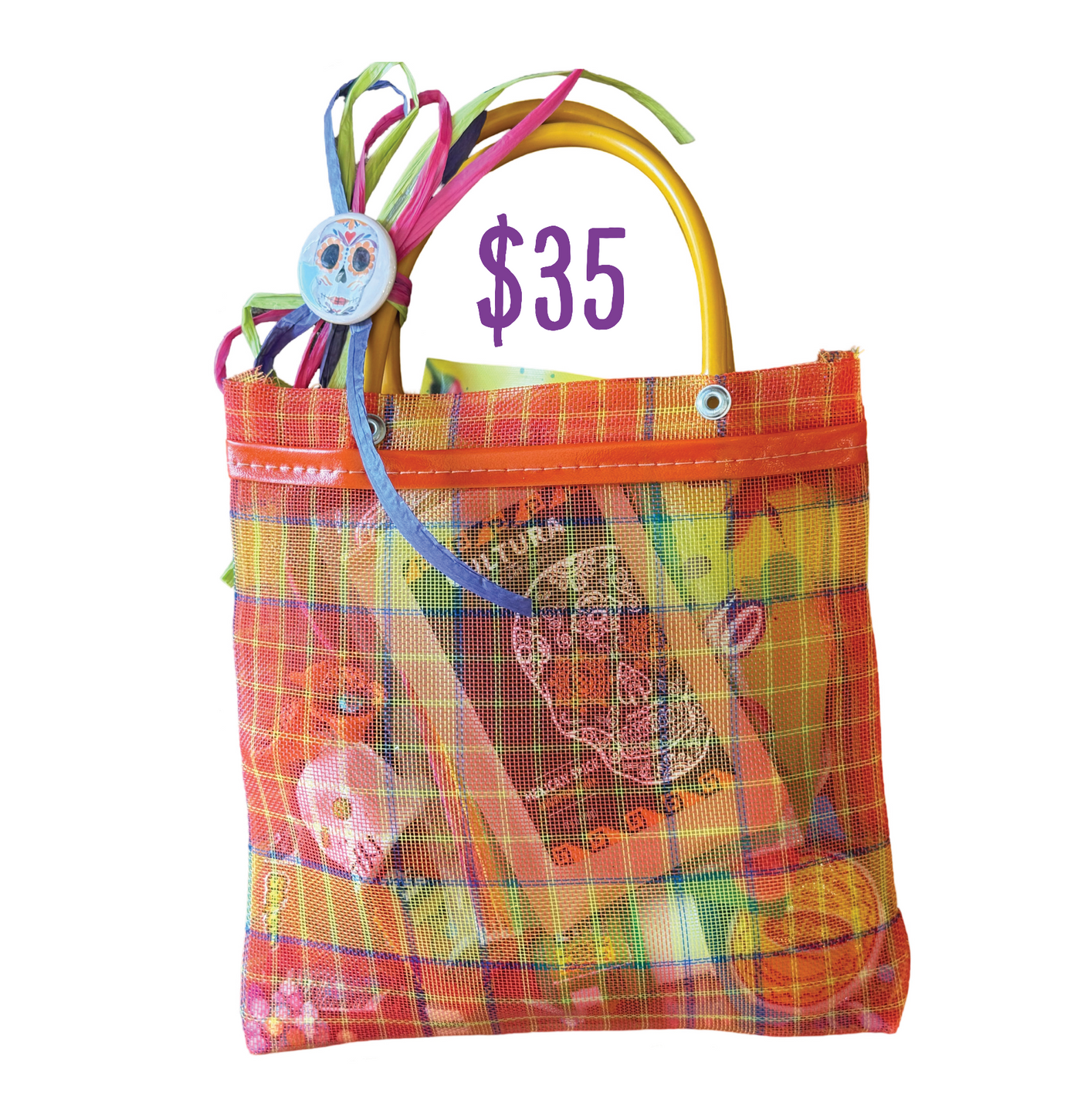 $35 Día De Muertos Goodie Bags with stickers, candy, confetti and many more gifts!