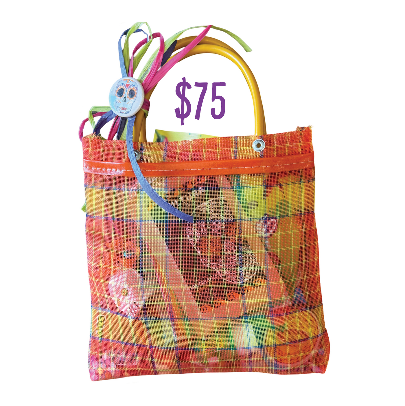 $75 Día De Muertos Goodie Bags with stickers, candy, confetti and many more gifts!