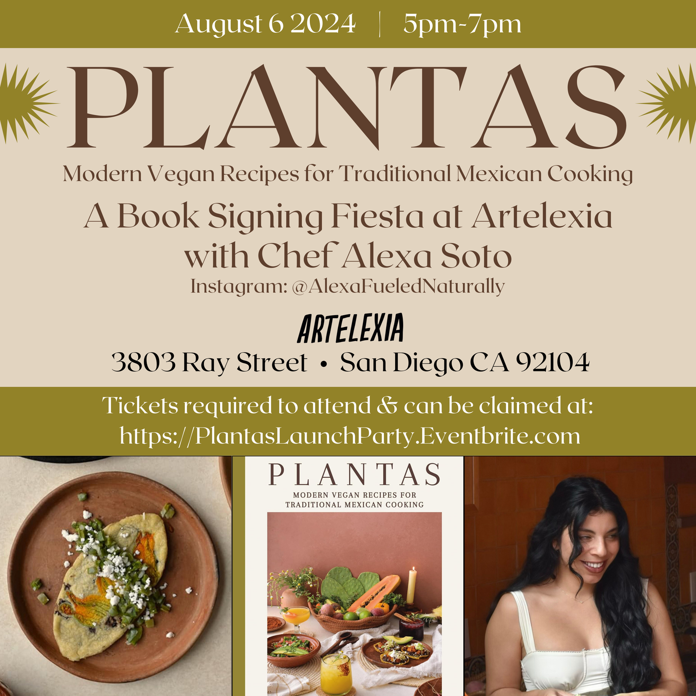 Book signing flyer