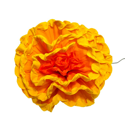 Yellow and orange paper flower
