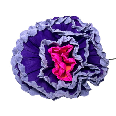 Purple and pink paper flower
