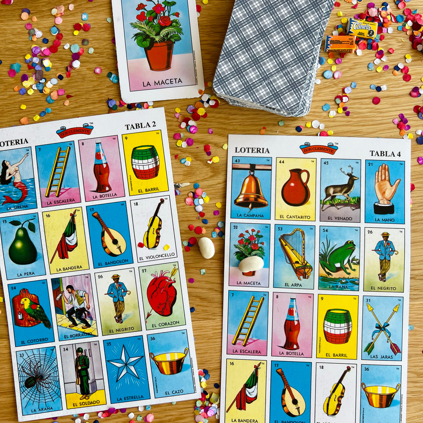 photo of loteria playing cards