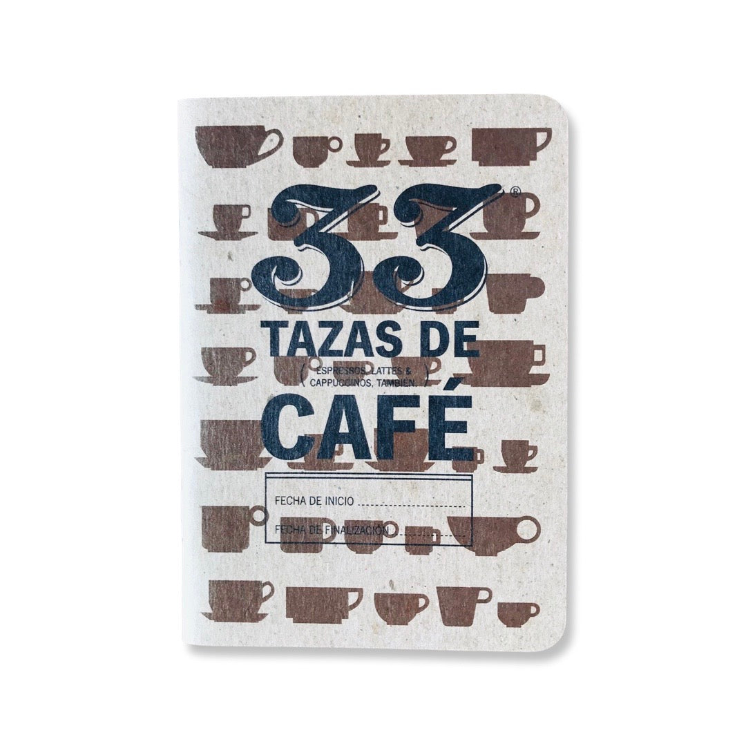 Cafe (coffee) tasting pocket journal. 