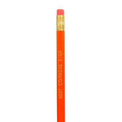 Red Best Comadre Ever phrase pencil.