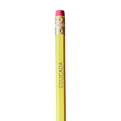 Yellow Educada phrase pencil.