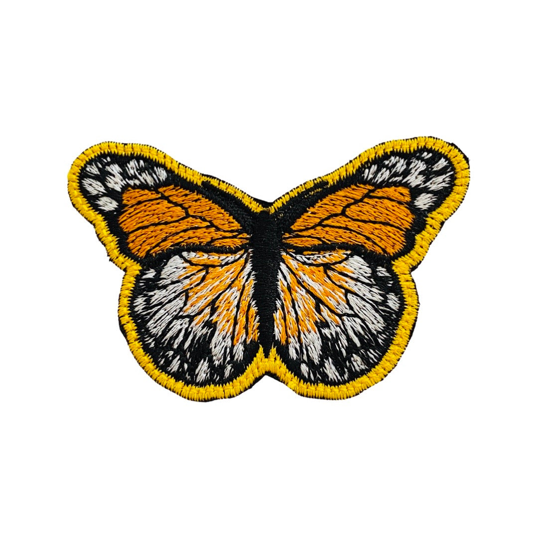 Monarch Butterfly Embroidered Patch