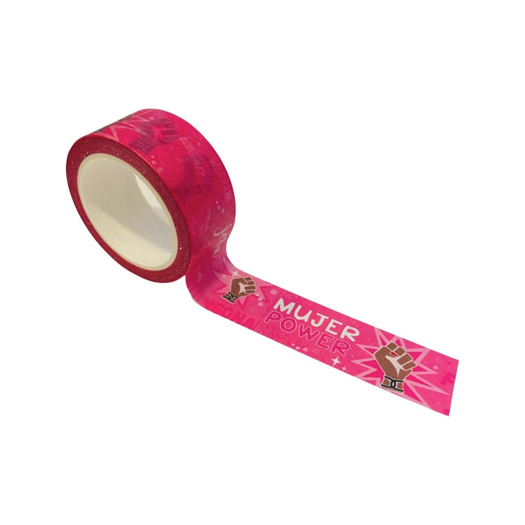 Mujer Power pink washi tape.