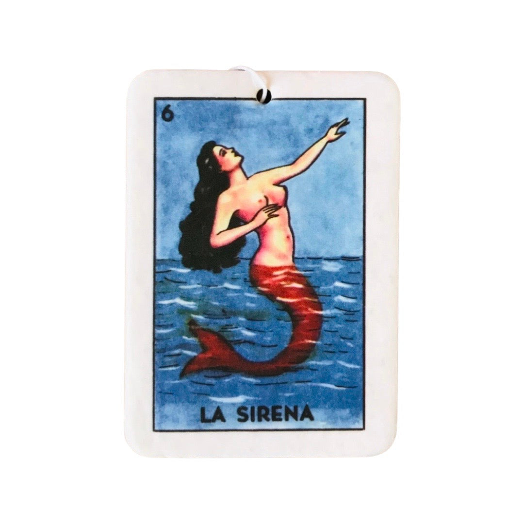 Lotería Air Freshener (ocean scented) - La Sirena