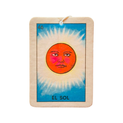 Lotería Air Freshener (vanilla scented) - El Sol