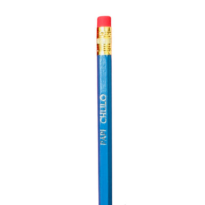 Blue Papi Chulo phrase pencil. 
