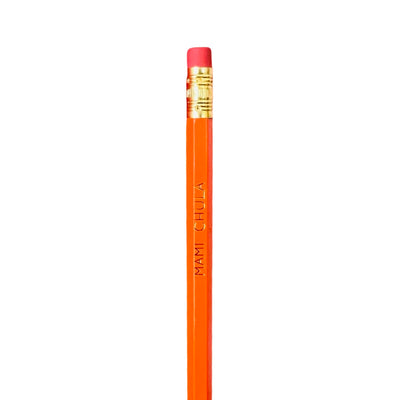 Orange Mami Chula phrase pencil.