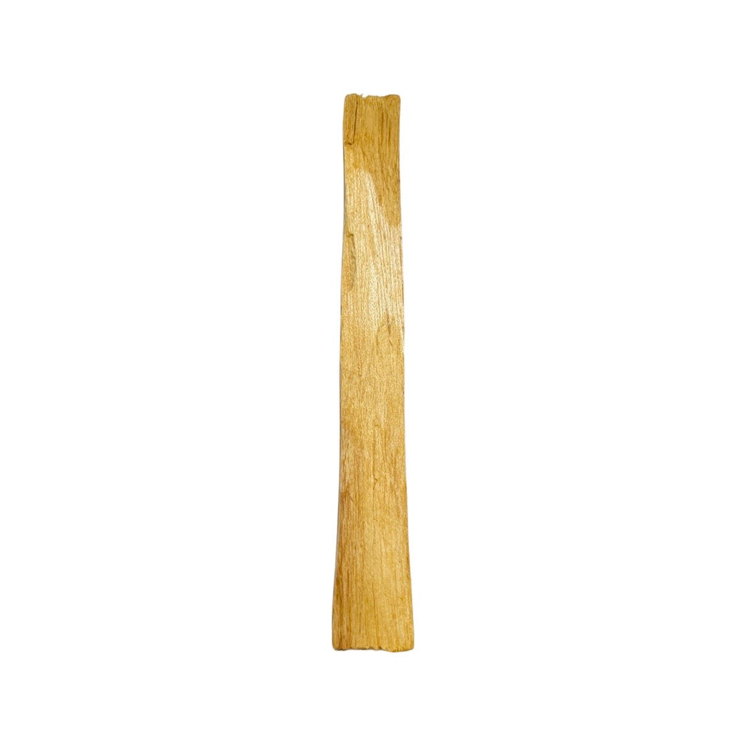 Palo Santo stick. Natural wood color. 