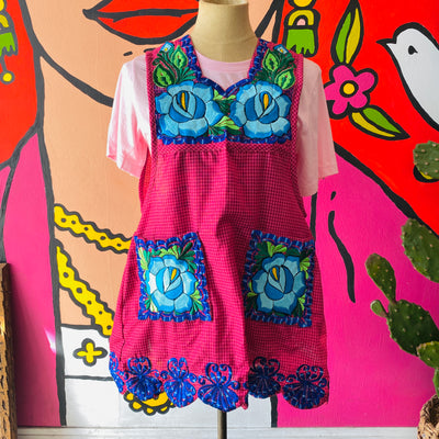 Oaxacan Embroidered Mandil (Apron) - Medium