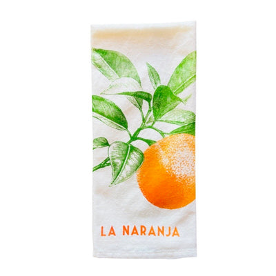 Lotería Dish Towel - La Naranja