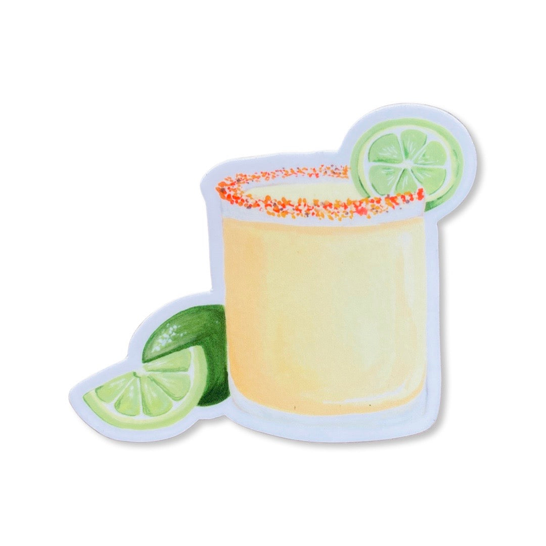 Margarita with limes sticker.
