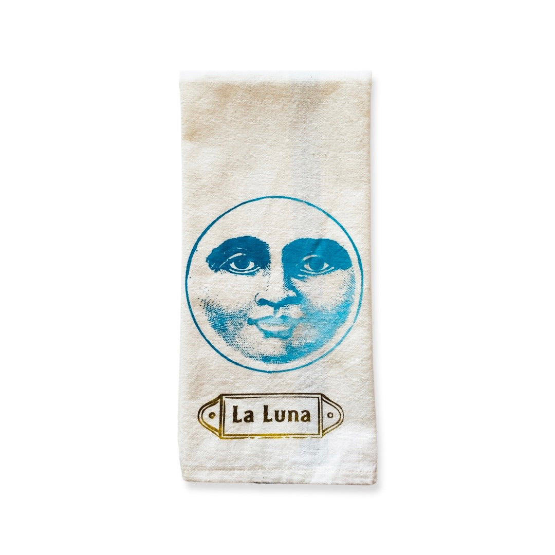 Lotería Dish Towel - La Luna