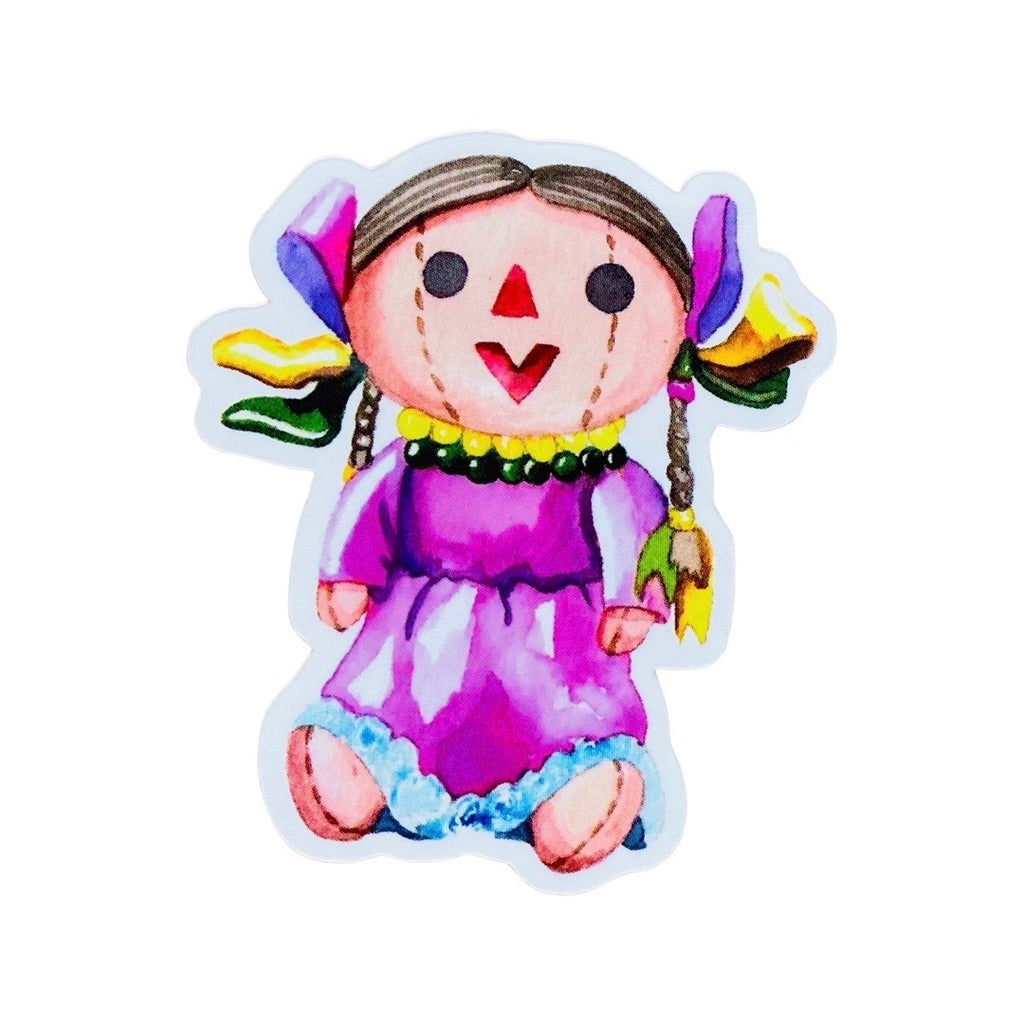 Purple Maria Doll Vinyl Sticker | Artelexia
